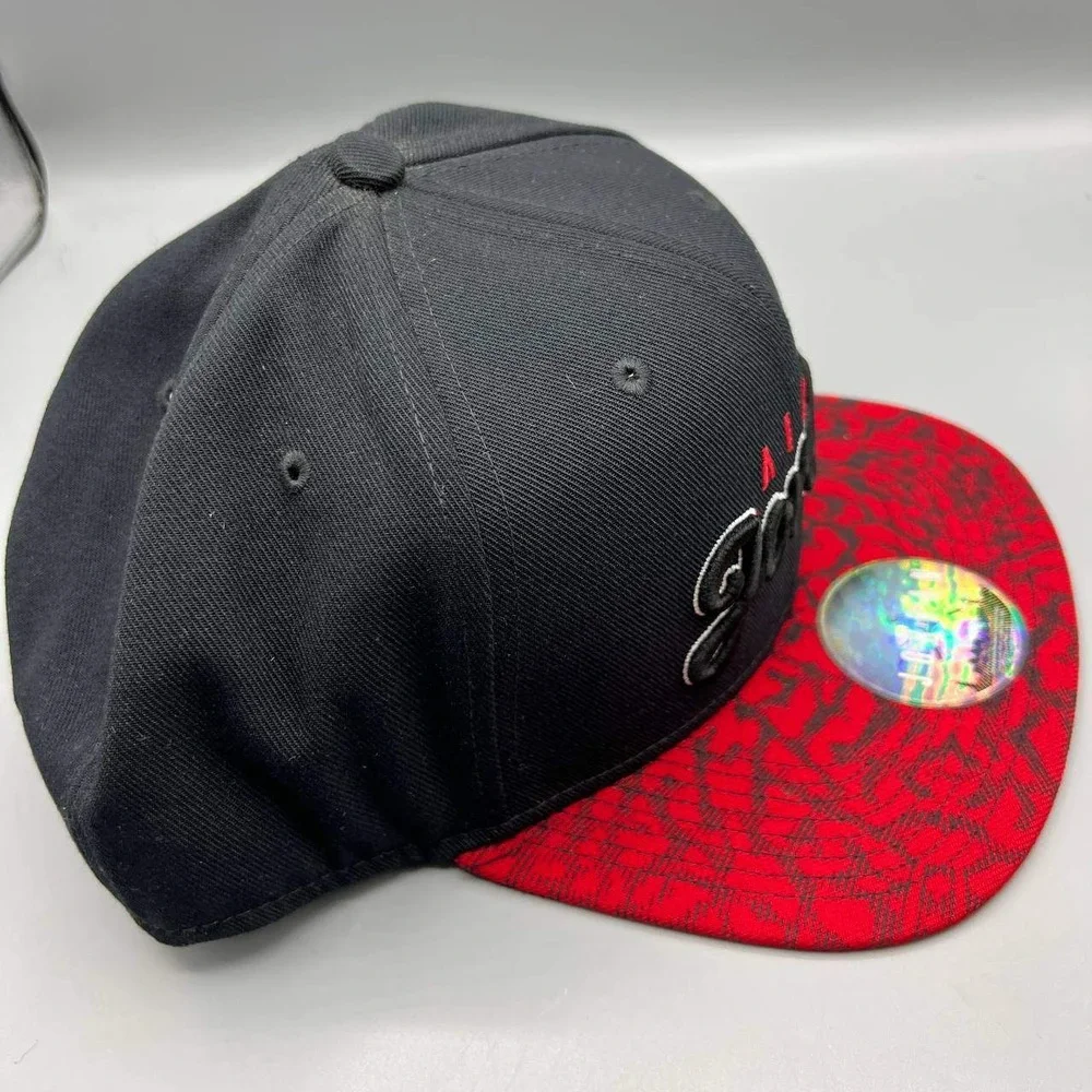 Air Jordan Hat Men Black Red‎ Camouflage Embroidered Jumpman Snap Back Cap